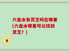 六盘水有灵芝吗在哪里(六盘水哪里可以找到灵芝？)