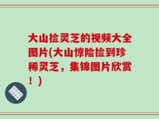 大山捡灵芝的视频大全图片(大山惊险捡到珍稀灵芝，集锦图片欣赏！)