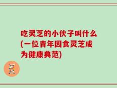 吃灵芝的小伙子叫什么(一位青年因食灵芝成为健康典范)
