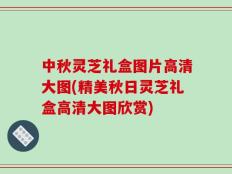 中秋灵芝礼盒图片高清大图(精美秋日灵芝礼盒高清大图欣赏)