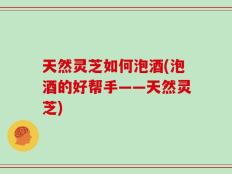 天然灵芝如何泡酒(泡酒的好帮手——天然灵芝)
