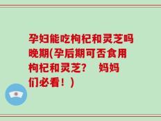 孕妇能吃枸杞和灵芝吗晚期(孕后期可否食用枸杞和灵芝？  妈妈们必看！)