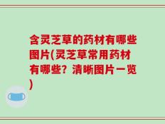 含灵芝草的药材有哪些图片(灵芝草常用药材有哪些？清晰图片一览)