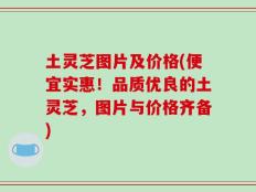 土灵芝图片及价格(便宜实惠！品质优良的土灵芝，图片与价格齐备)