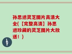 孙思邈灵芝图片高清大全(【完整高清】孙思邈珍藏的灵芝图片大放送！)