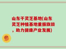 山东干灵芝基地(山东灵芝种植基地重振旗鼓，助力健康产业发展)