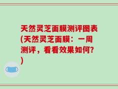 天然灵芝面膜测评图表(天然灵芝面膜：一周测评，看看效果如何？)