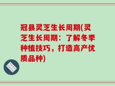 冠县灵芝生长周期(灵芝生长周期：了解冬季种植技巧，打造高产优质品种)