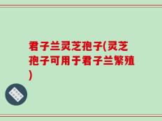 君子兰灵芝孢子(灵芝孢子可用于君子兰繁殖)