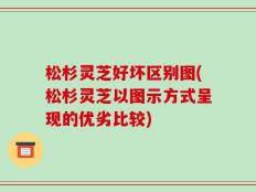 松杉灵芝好坏区别图(松杉灵芝以图示方式呈现的优劣比较)