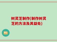 树灵芝制作(制作树灵芝的方法及其益处)