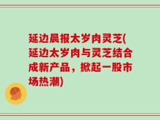 延边晨报太岁肉灵芝(延边太岁肉与灵芝结合成新产品，掀起一股市场热潮)