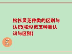 松杉灵芝种类的区别与认识(松杉灵芝种类认识与区别)