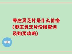 枣庄灵芝片是什么价格(枣庄灵芝片价格查询及购买攻略)