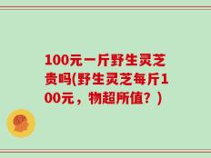 100元一斤野生灵芝贵吗(野生灵芝每斤100元，物超所值？)
