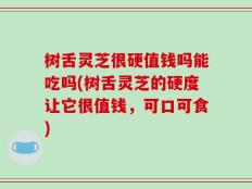树舌灵芝很硬值钱吗能吃吗(树舌灵芝的硬度让它很值钱，可口可食)