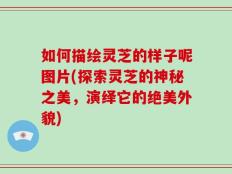 如何描绘灵芝的样子呢图片(探索灵芝的神秘之美，演绎它的绝美外貌)