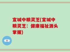 宣城中粮灵芝(宣城中粮灵芝：健康福祉源头掌握)
