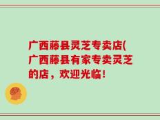 广西藤县灵芝专卖店(广西藤县有家专卖灵芝的店，欢迎光临！