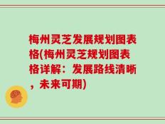 梅州灵芝发展规划图表格(梅州灵芝规划图表格详解：发展路线清晰，未来可期)