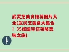 武灵芝美食推荐图片大全(武灵芝美食大集合！35张图带你领略美味之旅)