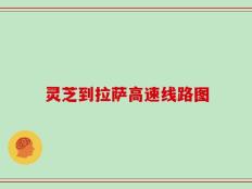 灵芝到拉萨高速线路图