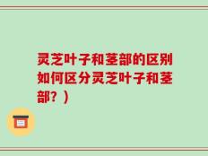 灵芝叶子和茎部的区别如何区分灵芝叶子和茎部？)