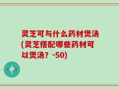 灵芝可与什么药材煲汤(灵芝搭配哪些药材可以煲汤？-50)