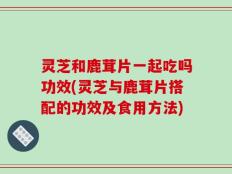 灵芝和鹿茸片一起吃吗功效(灵芝与鹿茸片搭配的功效及食用方法)