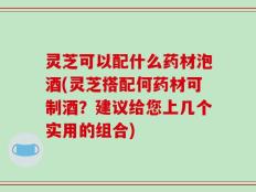 灵芝可以配什么药材泡酒(灵芝搭配何药材可制酒？建议给您上几个实用的组合)