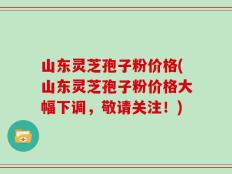 山东灵芝孢子粉价格(山东灵芝孢子粉价格大幅下调，敬请关注！)