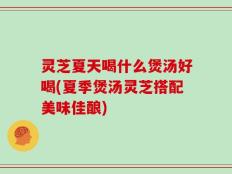 灵芝夏天喝什么煲汤好喝(夏季煲汤灵芝搭配美味佳酿)
