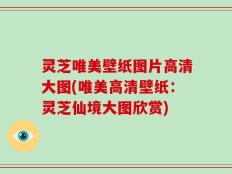 灵芝唯美壁纸图片高清大图(唯美高清壁纸：灵芝仙境大图欣赏)