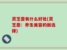 灵芝壶有什么好处(灵芝壶：养生美容的新选择)