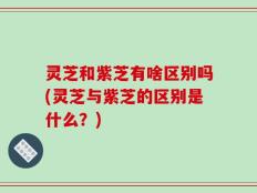 灵芝和紫芝有啥区别吗(灵芝与紫芝的区别是什么？)