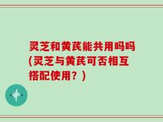灵芝和黄芪能共用吗吗(灵芝与黄芪可否相互搭配使用？)