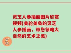 灵芝人参插画图片欣赏视频(美轮美奂的灵芝人参插画，带您领略大自然的艺术之美)