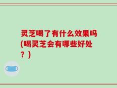 灵芝喝了有什么效果吗(喝灵芝会有哪些好处？)