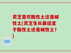 灵芝喜欢酸性土还是碱性土(灵芝生长最适宜于酸性土还是碱性土？)