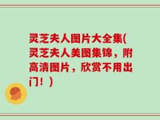 灵芝夫人图片大全集(灵芝夫人美图集锦，附高清图片，欣赏不用出门！)