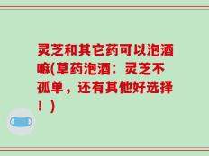 灵芝和其它药可以泡酒嘛(草药泡酒：灵芝不孤单，还有其他好选择！)