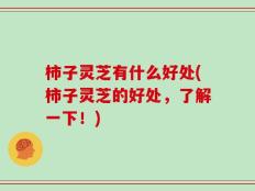 柿子灵芝有什么好处(柿子灵芝的好处，了解一下！)
