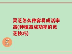 灵芝怎么种容易成活率高(种植高成功率的灵芝技巧)