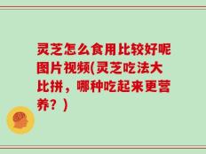 灵芝怎么食用比较好呢图片视频(灵芝吃法大比拼，哪种吃起来更营养？)