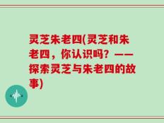 灵芝朱老四(灵芝和朱老四，你认识吗？——探索灵芝与朱老四的故事)