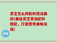 灵芝怎么样配料煲汤最好(最佳灵芝煲汤配料搭配，打造营养美味汤品)