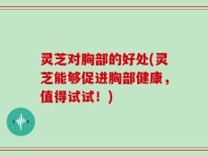 灵芝对胸部的好处(灵芝能够促进胸部健康，值得试试！)