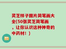 灵芝样子图片简笔画大全(50张灵芝简笔画，让你认识这种神奇的中药材！)