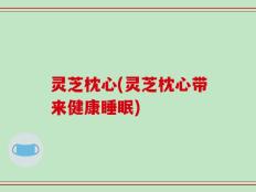 灵芝枕心(灵芝枕心带来健康睡眠)