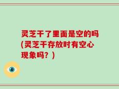 灵芝干了里面是空的吗(灵芝干存放时有空心现象吗？)